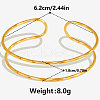 304 Stainless Steel Double Layer Bangles for Women II5944-2-4