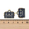 Father's Day Alloy Enamel Pendants ENAM-V001-03B-G-3