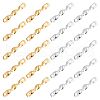   60Pcs 2 Colors Brass Connector Charms FIND-PH0021-02-1