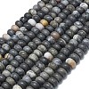Natural African Black Opal Beads Strands G-P575-A31-8x5mm-2