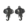Ion Plating(IP) 304 Stainless Steel Pendants STAS-H172-09B-1