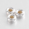Rondelle 925 Sterling Silver Spacer Beads STER-N013-01C-1
