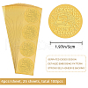 Self Adhesive Gold Foil Embossed Stickers DIY-WH0211-279-2