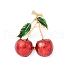 Cherry Enamel Pins JEWB-C043-01G-2