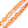Transparent Glass Beads Strand GLAA-F112-04F-1