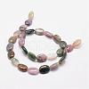 Natural Indian Agate Beads Strands G-N0173-02-10x14mm-2