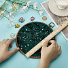 Flat Round ABS Wall Mounted Brooch Organizer Display Boards AJEW-WH0554-84B-3