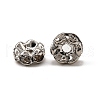 Brass Rhinestone Spacer Beads RB-A014-L5mm-01P-3