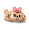 Opaque Resin Puppy Cabochons CRES-A056-01E-1
