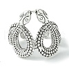 Double Snake Alloy Open Cuff Rings RJEW-K275-84AS-2