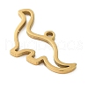 5Pcs 201 Stainless Steel Pendants STAS-B064-20G-2