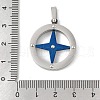 304 Stainless Steel Pendants STAS-U040-01P-01-3