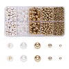 100Pcs Plating Flat Round Acrylic Beads DIY-FS0001-42-1