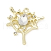 Alloy Pendants with Rhinestone PALLOY-R151-59G-1