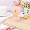 Soft Silicone Belly Button Flexible Model Body Part Displays with Acrylic Stands ODIS-WH0002-21-4