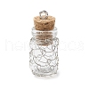 Glass Bottles Pendants PALLOY-JF03915-1