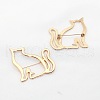 Cat Outline Alloy Brooch PW-WG63C11-01-4