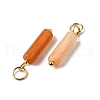 Natural Red Aventurine Pendants STAS-C120-01G-09-2