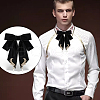 Polyester Ribbon Bowknot Brooch AJEW-WH0528-39B-7