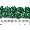 Dyed Synthetic Malachite Beads Strands G-H023-B05-01-5