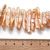Natural Baroque Keshi Pearl Beads Strands PEAR-P064-03A-03B-5