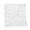 Cat Shape DIY Pendant Silicone Molds DIY-G101-01A-2