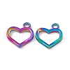Ion Plating(IP) 304 Stainless Steel Pendants STAS-B031-14R-2