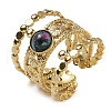 Natural & Synthetic Gemstone Finger Rings RJEW-U027-03G-2