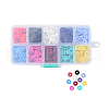 10 Colors Handmade Polymer Clay Beads CLAY-JP0001-01-8mm-3