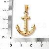201 Stainless Steel Pendants STAS-U053-10B-G-3