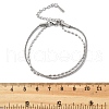 304 Stainless Steel Multi-strand Bracelets BJEW-Q051-03P-3