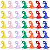 SUNNYCLUE 28Pcs 7 Colors Spray Painted Alloy Pendants FIND-SC0012-88-1