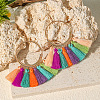 Bohemian Style Alloy & Polyester Tassel Jewelry Sets FS-WG07AC6-01-3