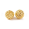 Rack Plating Brass Beads KK-U012-01G-2