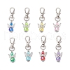 8Pcs Angel Acrylic Pendant Decorations HJEW-JM03208-02-2