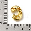 Brass with Cubic Zirconia Pendant KK-Q818-03C-G-3
