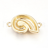 Brass Enamel Links connectors X-ZIRC-L078-034G-NR-2