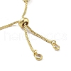 Adjustable Brass Round Beaded Slider Bracelets BJEW-D039-31C-G-3