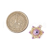 Beaded Star Eye Charms PALLOY-MZ00575-06-2