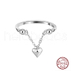 925 Sterling Silver Finger Rings for Women RJEW-C133-02P-2