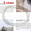 Glass Seed Rondelle Beaded Waist Beads WGC6815-08-1