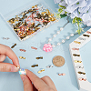 SOFPLATE 200Pcs 5 Style Alloy Glue-on Flat Pad Bails FIND-SP0001-81-3