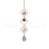 Crystal Glass Sun Catcher Pendant PW-WG9BDCB-02-1