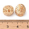 Rack Plating Alloy European Beads PALLOY-S189-08G-2
