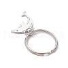 Ocean Theme 304 Stainless Steel Keychains KEYC-JKC01213-07-4