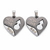 Alloy Pendants PALLOY-S143-27B-1