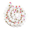 Printing Glass Beads for Necklaces Bracelets Making GLAA-B020-03A-07-3