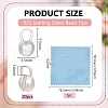 BENECREAT 925 Sterling Silver Bead Tips FIND-BC0005-44A-2