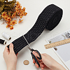5 Yards Flat Polyester Elastic Wide Band OCOR-WH0090-052A-3