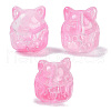 Transparent Spray Paint Glass Beads GLAA-H035-01-2